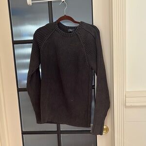 Men's silver jeans size L Charcoal Sweater NWT
